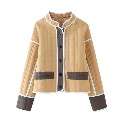 Sienna Patchwork Quilted Coat