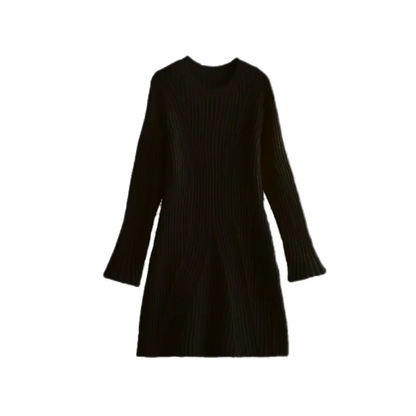 Lisa Ribbed Knit Sweater Dress