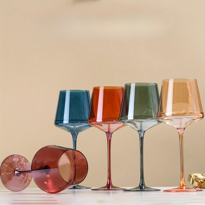 ColorFlare Wine Glass Set (6)